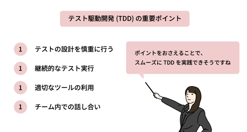 テスト駆動開発(TDD)の重要ポイント