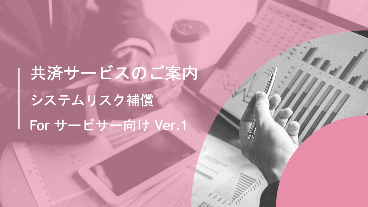 【システムリスク補償】for サービサー向け 資料